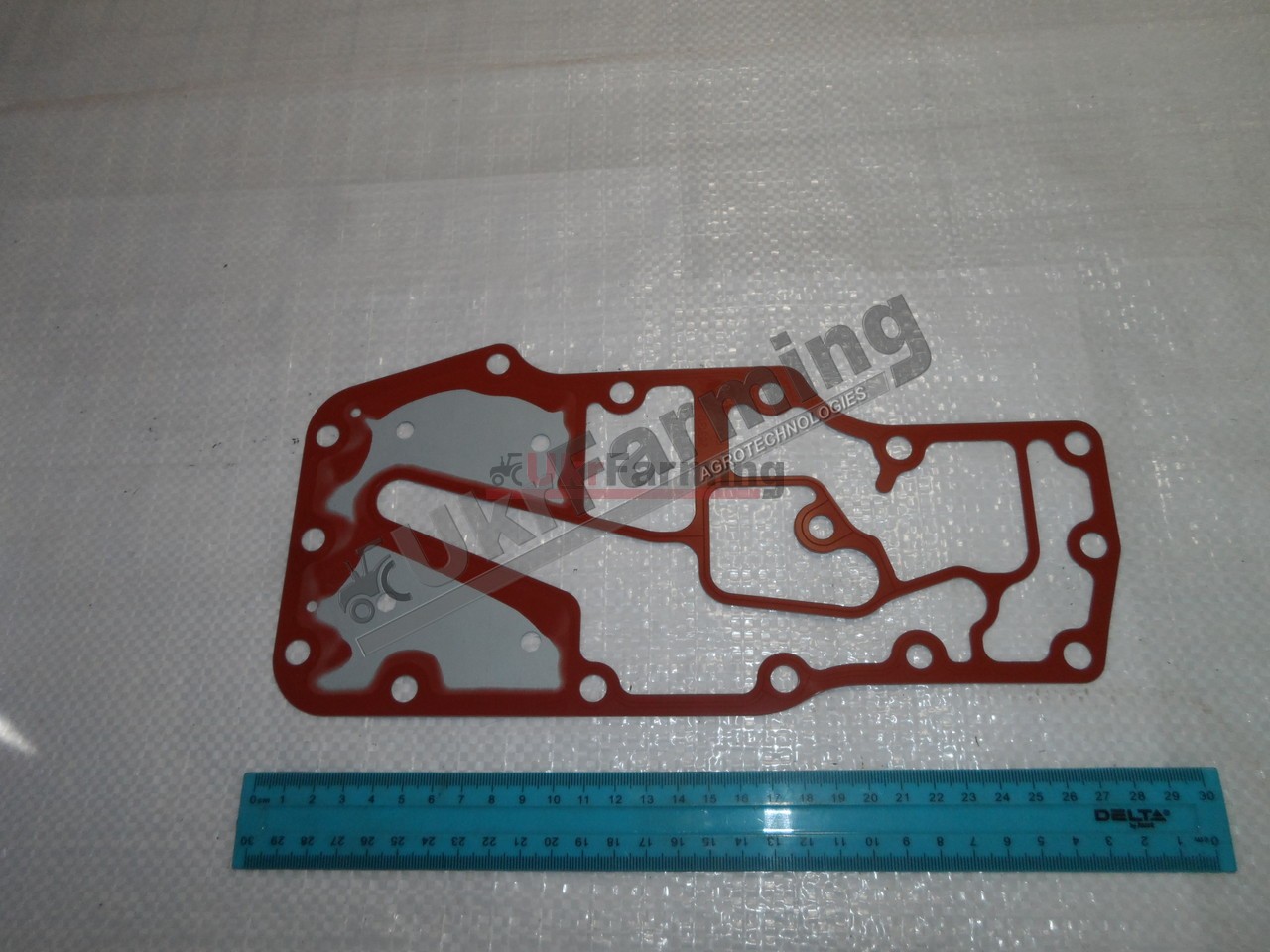 Прокладка CASE 0.9mm теплообмінника двс Puma 210 (вир-во CNHI)